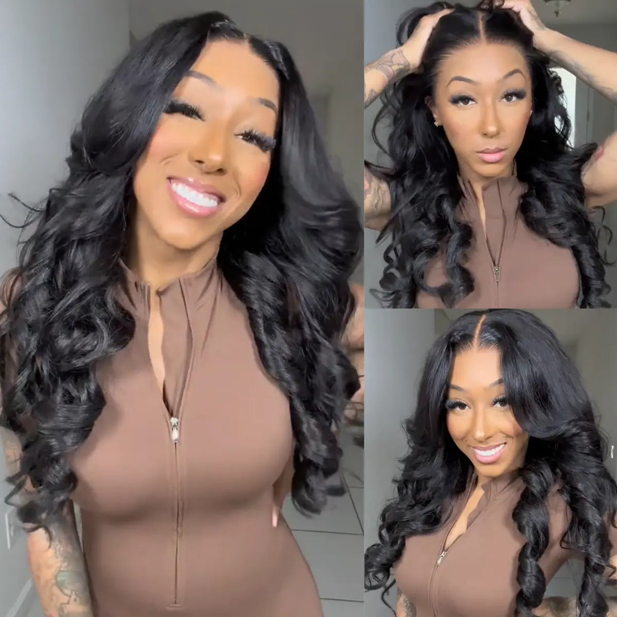 🔥Final 4 Hours: 65% OFF + Free Shipping：🌸13x4 HD Lace Front Body Wave Wigs Pre Plucked 180% Density For Women🌸