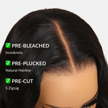 🔥Final 4 Hours: 65% OFF + Free Shipping：🌸13x4 HD Lace Front Body Wave Wigs Pre Plucked 180% Density For Women🌸