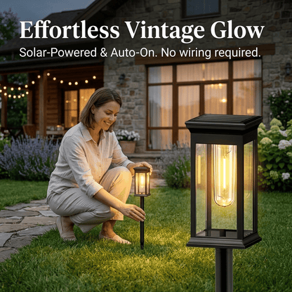 🌞 Solar Pathway Lights Outdoor