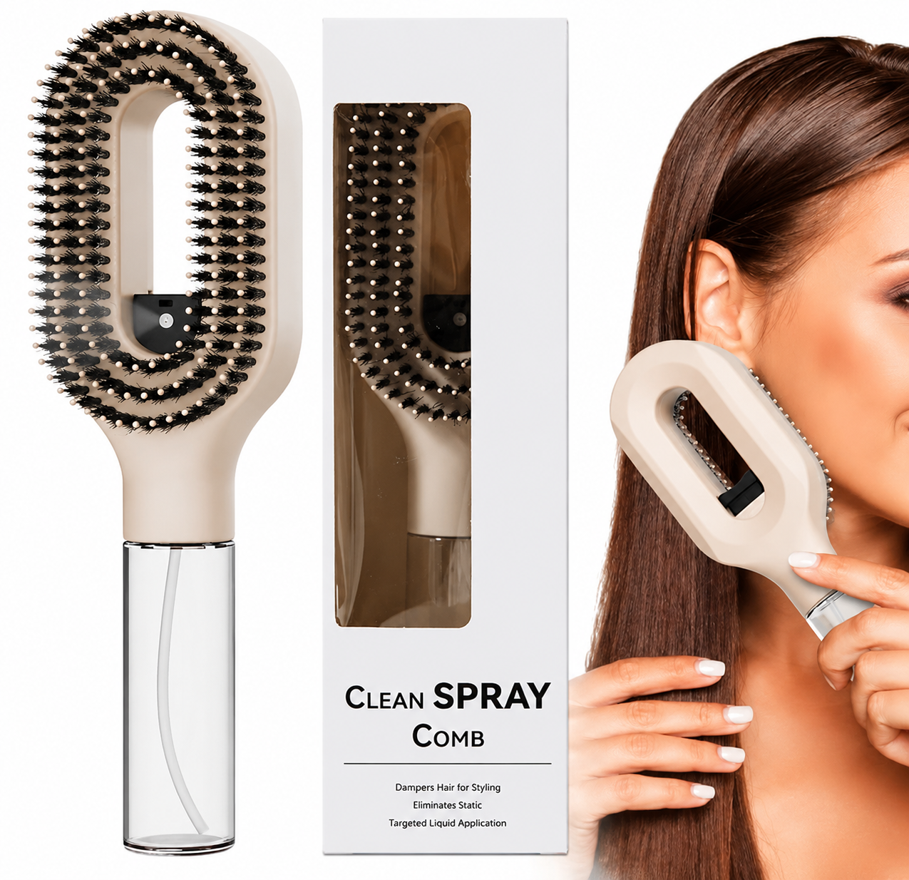 🔥Final 4 Hours: 49%OFF: 🌸Curl Refresh Detangling Spray — Anti-Frizz, Anti-Breakage, Wet & Dry Styling, Travel-Friendly🌸