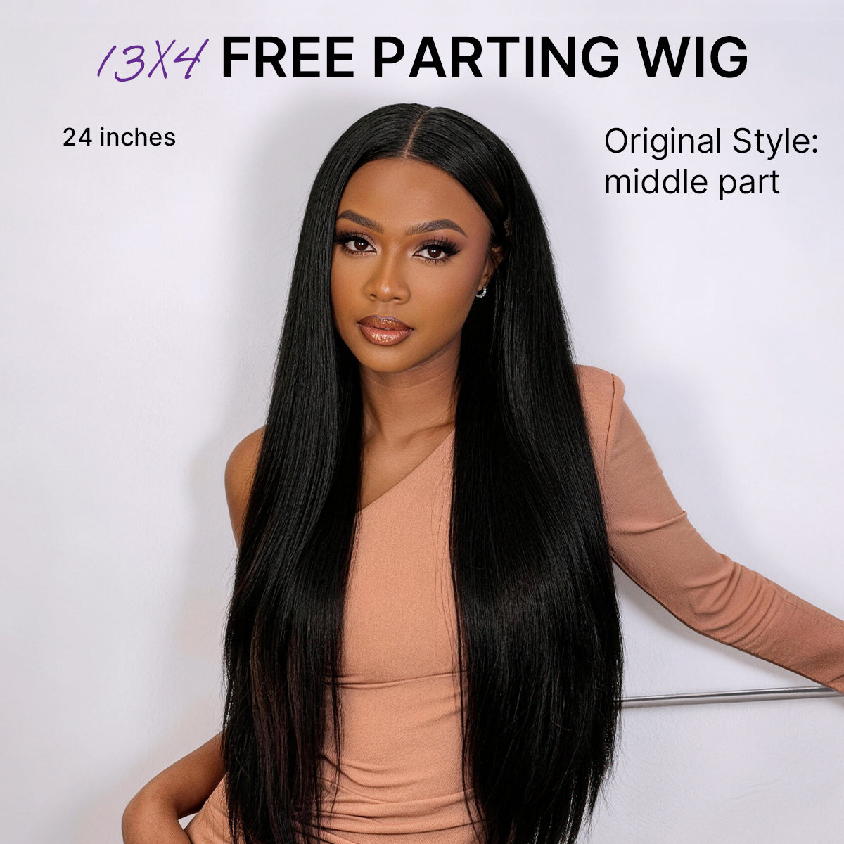 St🔥Final 4 Hours: 49%OFF+Free Shipping:🌸Straight Glueless Wig — Natural Look, Soft Finish, Easy Everyday Wear🌸