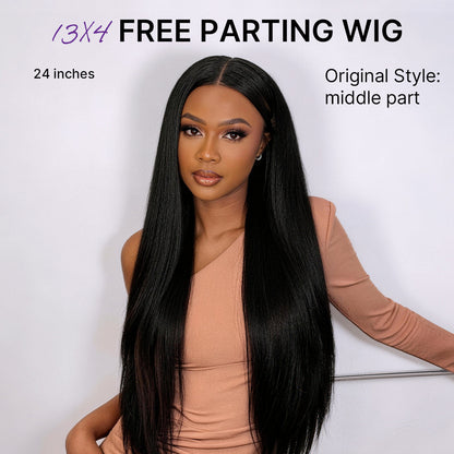 St🔥Final 4 Hours: 49%OFF+Free Shipping:🌸Straight Glueless Wig — Natural Look, Soft Finish, Easy Everyday Wear🌸