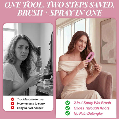 🔥Final 4 Hours: 49%OFF: 🌸Curl Refresh Detangling Spray — Anti-Frizz, Anti-Breakage, Wet & Dry Styling, Travel-Friendly🌸