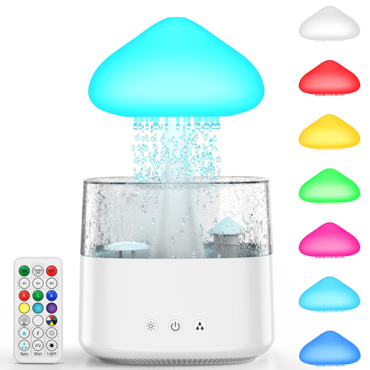 🔥 Final 4 Hours: 49%OFF+Free Shipping: 🌧️Rain Cloud Humidifier — Relaxing Mist & Ambient Night Light🌧️