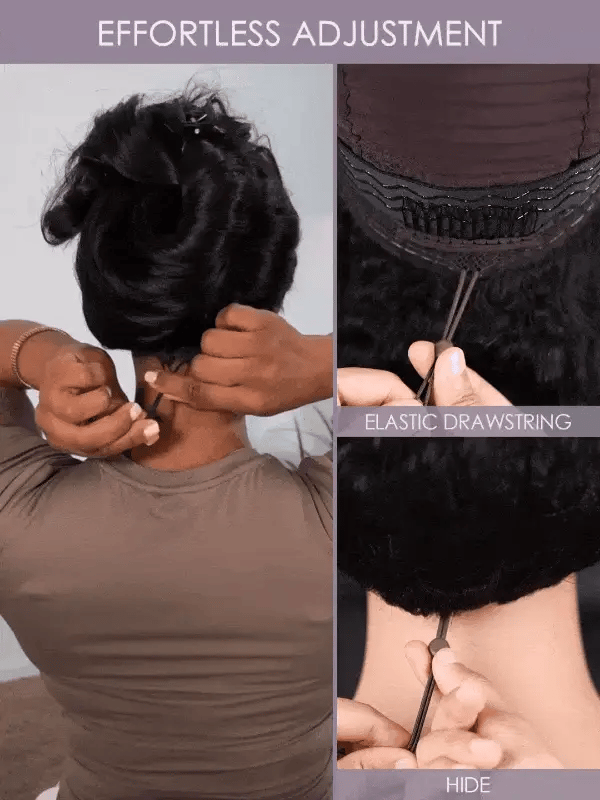 🔥Final 4 Hours: 49%OFF+Free Shipping:🌸Pre-Everything 13x6 Max Lace Frontal Wig Drawstring Wear & Go Wigs Dome Cap Glueless Wigs 180% Density🌸