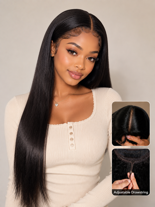 St🔥Final 4 Hours: 49%OFF+Free Shipping:🌸Straight Glueless Wig — Natural Look, Soft Finish, Easy Everyday Wear🌸