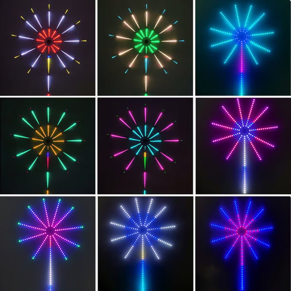 🔥2026 Hot Sale 49% OFF- 🎁WiFi Bluetooth Smart Fireworks Led Light