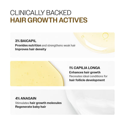 🔥Final 4 Hours: 33% OFF : Hair Growth Serum | Scalp Nourishing Oil for Thicker, Fuller & Healthier Hair Growth