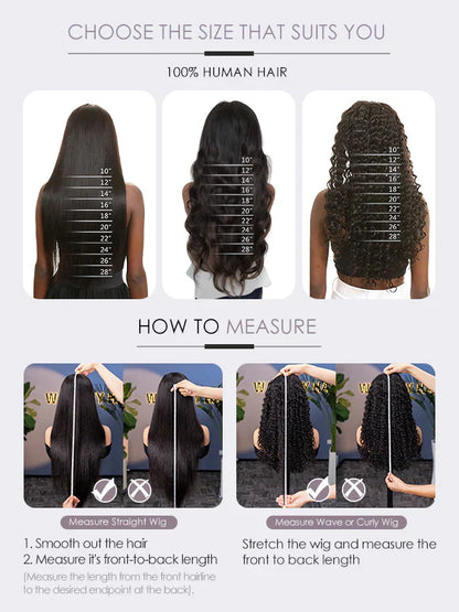 🔥Final 4 Hours: 49%OFF+Free Shipping:🌸Pre-Everything 13x6 Max Lace Frontal Wig Drawstring Wear & Go Wigs Dome Cap Glueless Wigs 180% Density🌸