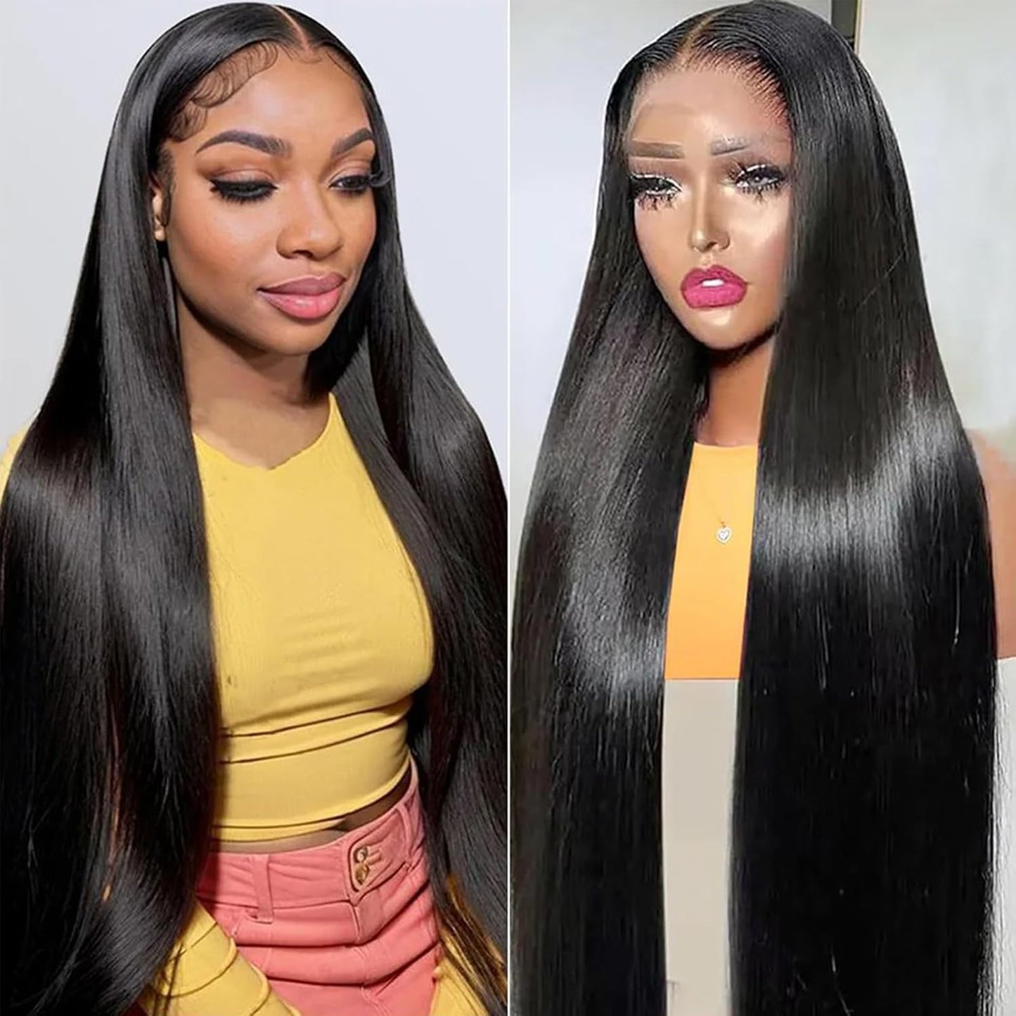 🔥Final 4 Hours: 51%OFF+Free Shipping:🌸Special Summer Sale Deals 🌷💥Straight HD Transparent Lace Front Wigs