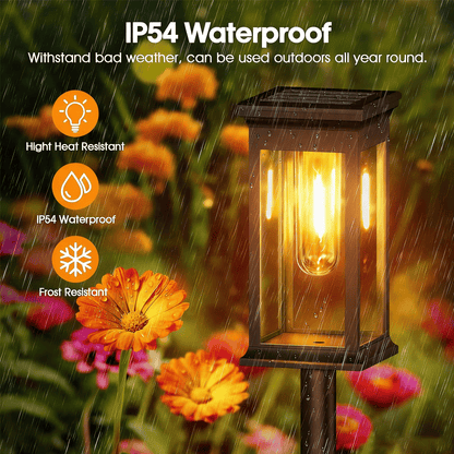 🌞 Solar Pathway Lights Outdoor