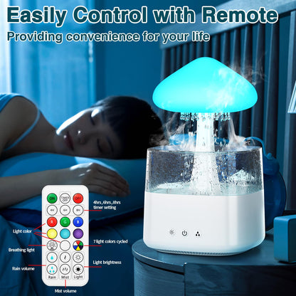 🔥 Final 4 Hours: 49%OFF+Free Shipping: 🌧️Rain Cloud Humidifier — Relaxing Mist & Ambient Night Light🌧️