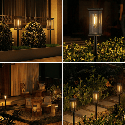 🌞 Solar Pathway Lights Outdoor